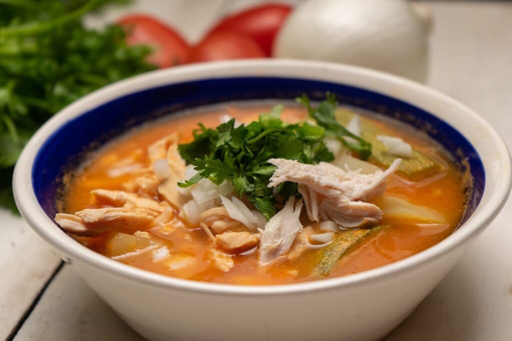 Caldo de pollo