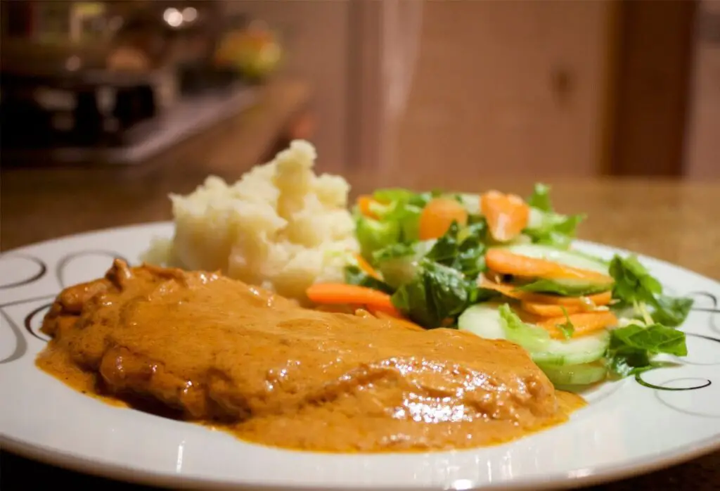 Pollo al chipotle sin crema