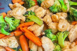 Receta de pollo con brócoli y zanahoria: Fácil, saludable y rápido de hacer