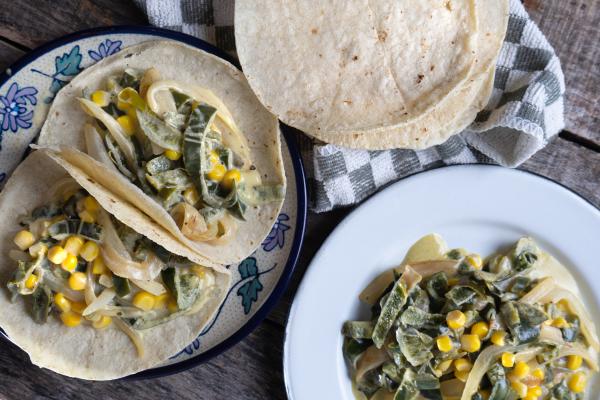 Rajas con crema