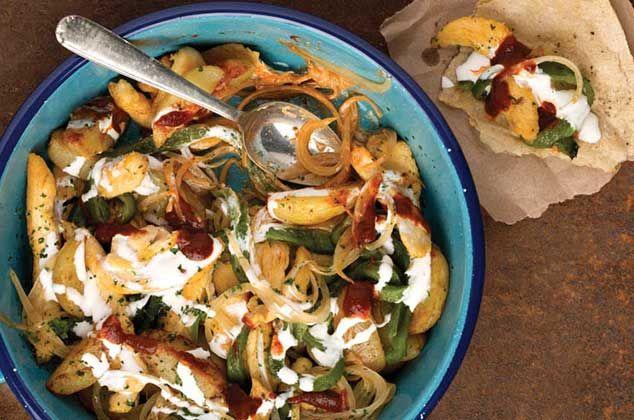 Fajitas de Pollo con Rajas