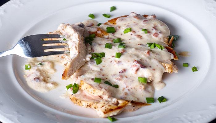 Fajitas de Pollo en Crema