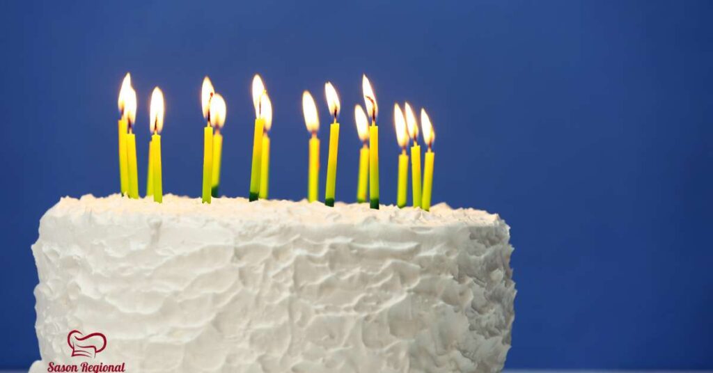 pastel de cumpleaños bajo en azúcar